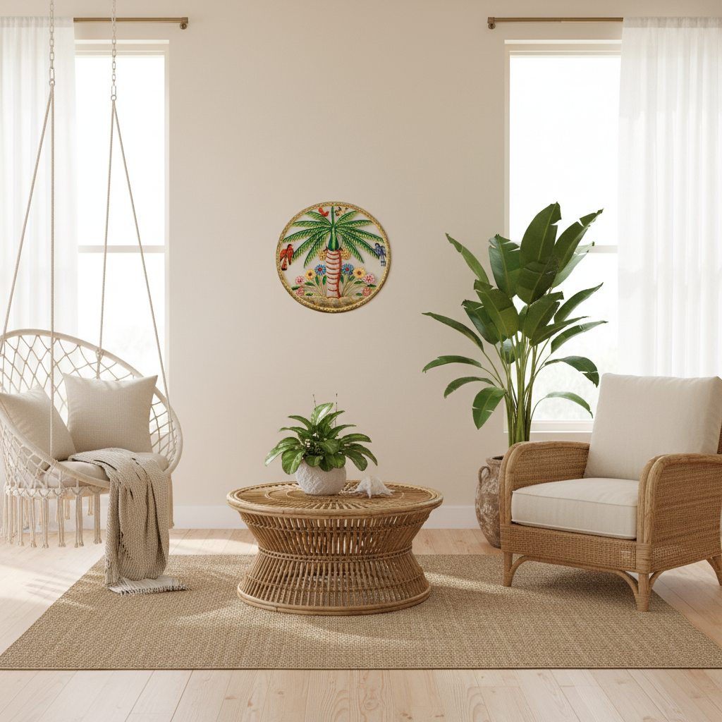 Painted Palm Tree