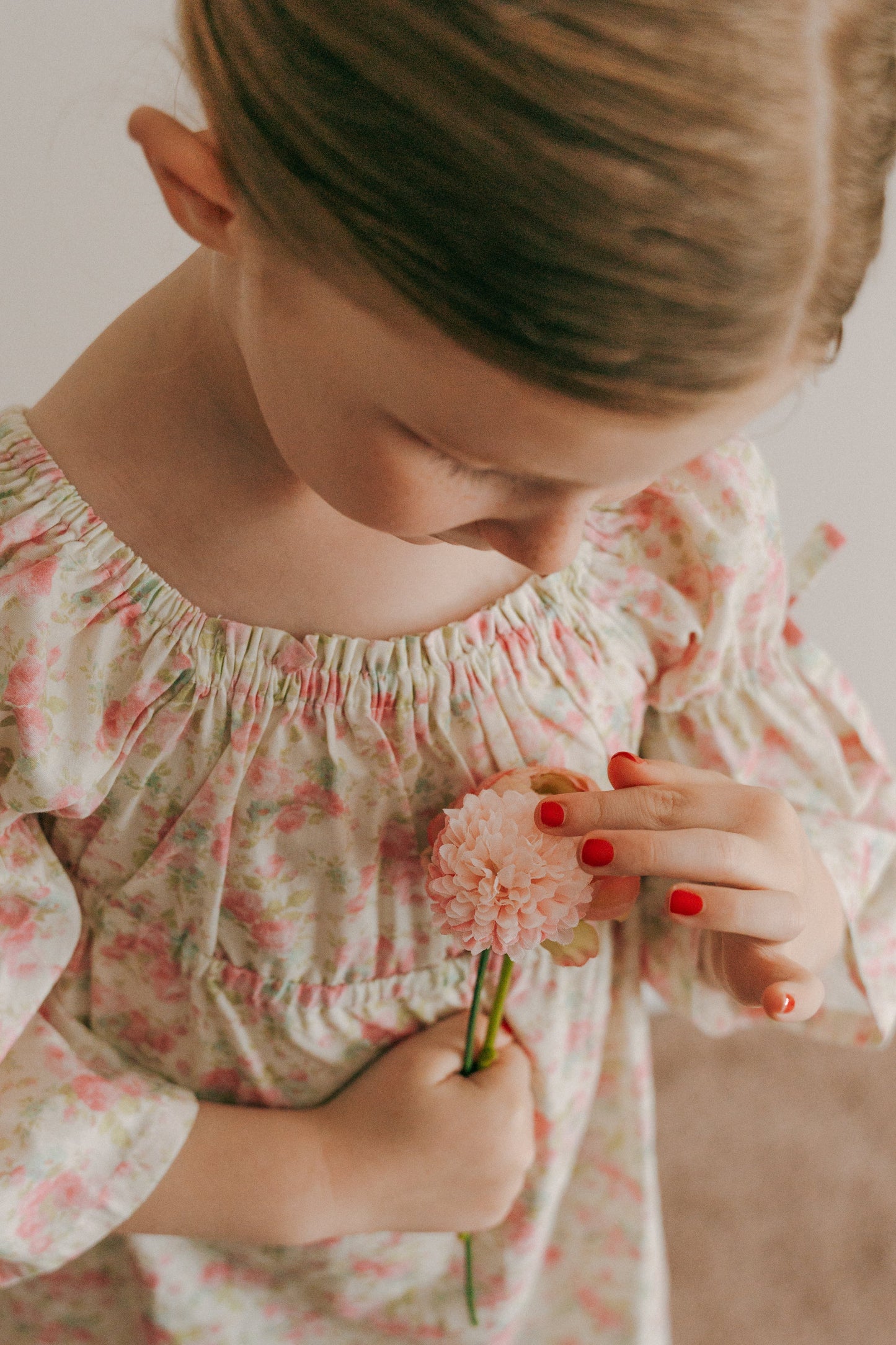 Kennedi Dress-Pink Blossom | Bell Sleeve