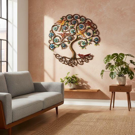 Painted 3D Beaming Tree of Life
