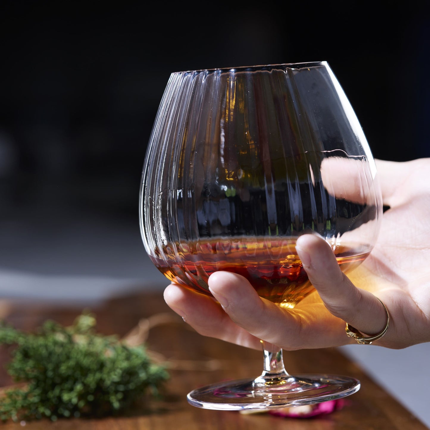 Whiskey Bourbon Brandy Crystal Glasses Snifter