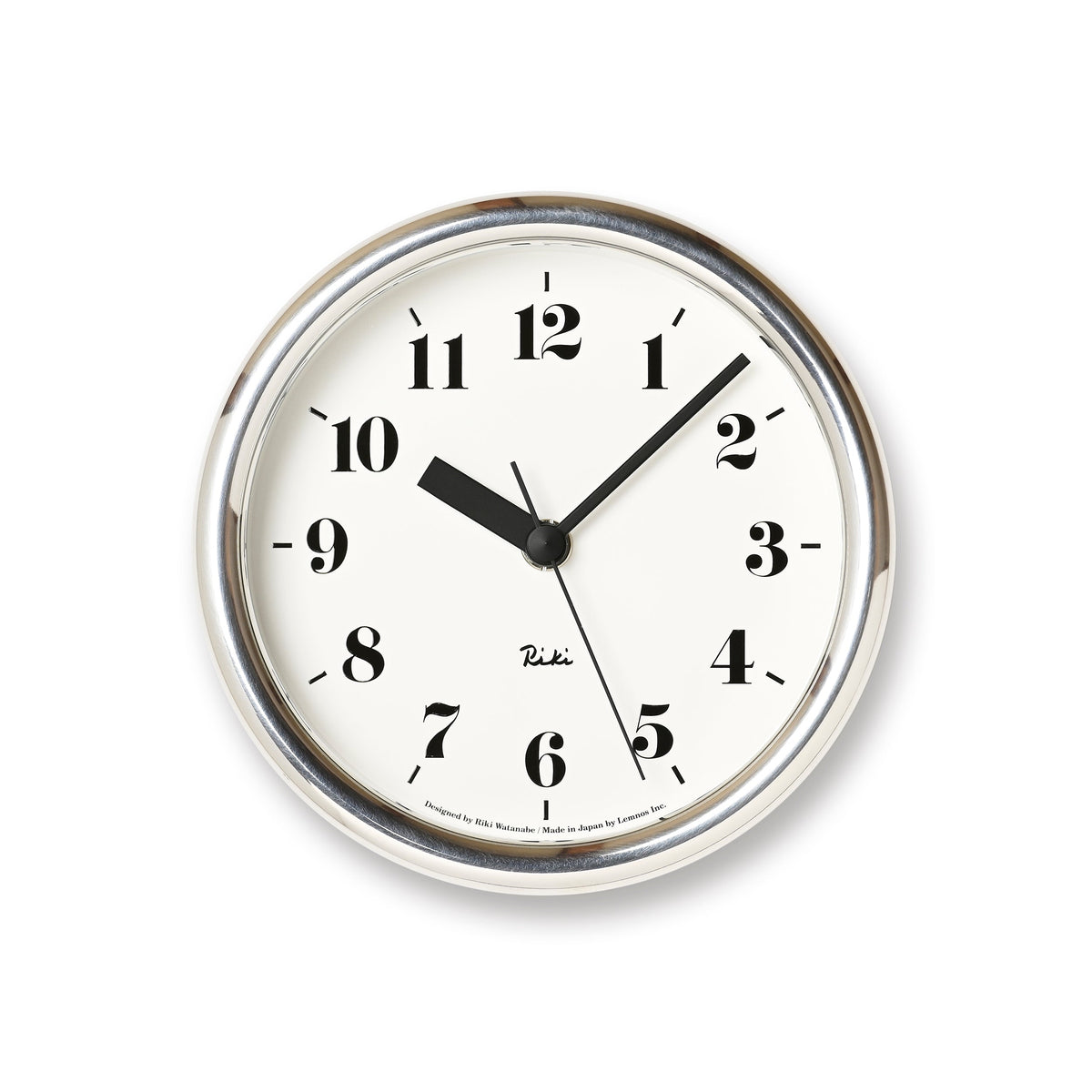 Lemnos Riki Aluminum Clock