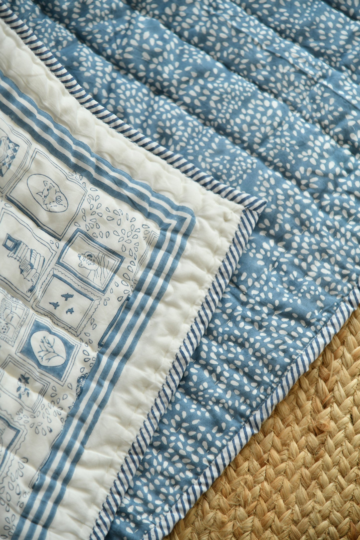 A Quiet  Inheritance - Hand Block Printed Quilts