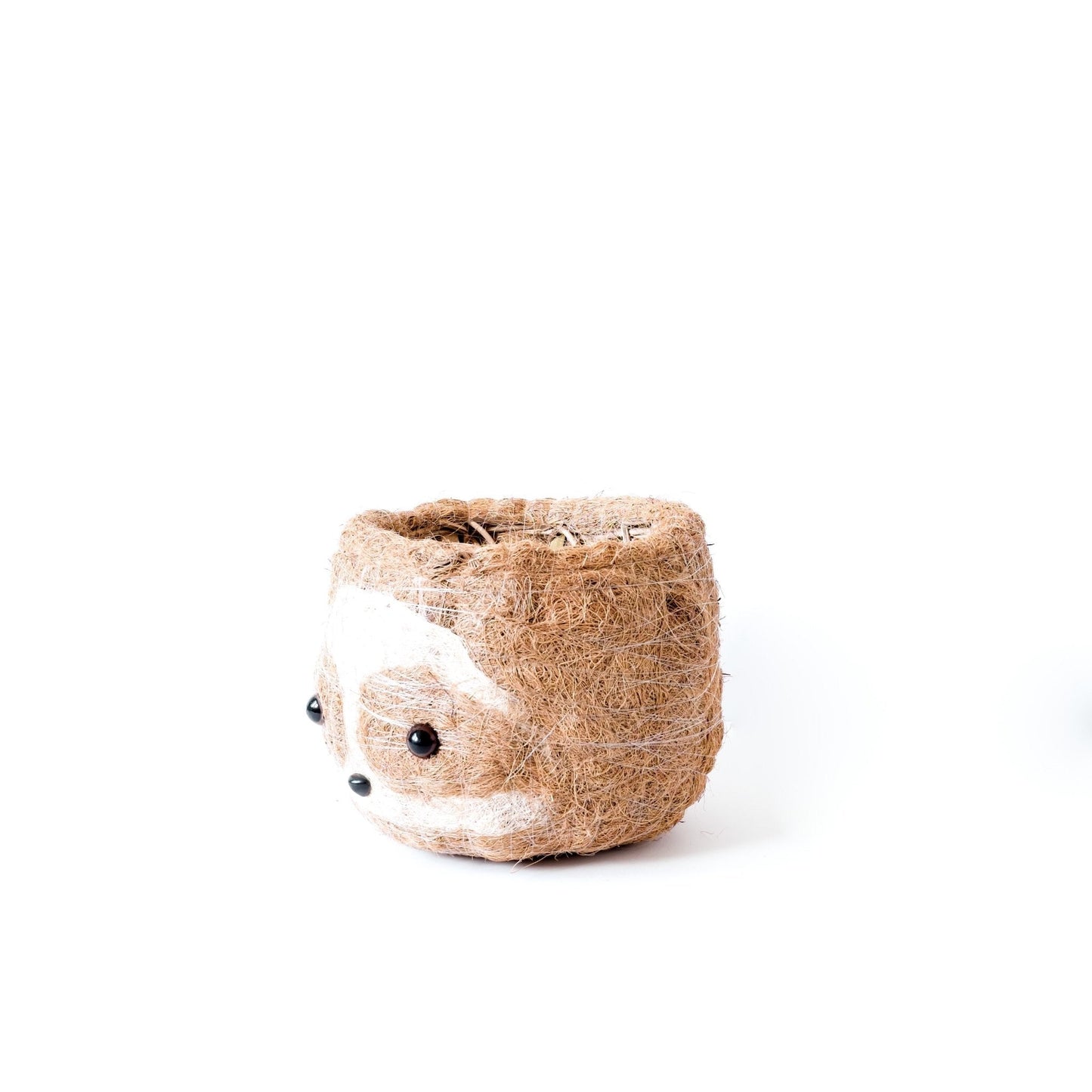 Large two-tone Sloth - Coco Coir Pots (6 inch) | LIKHÂ