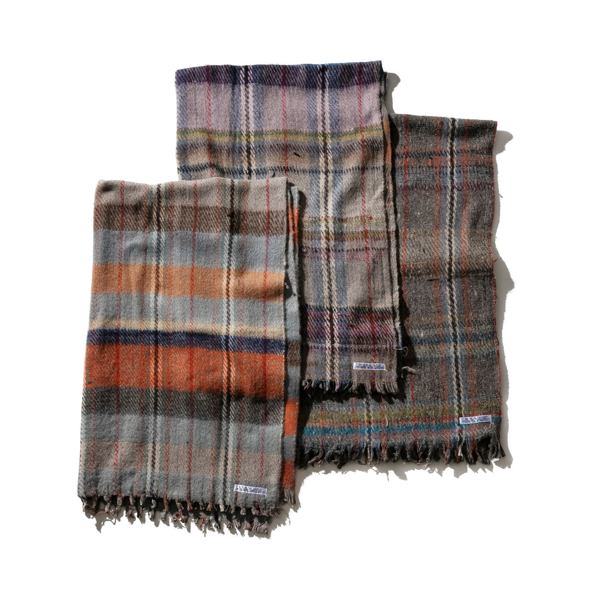Recycled Wool Mix Blanket / Assorted Color