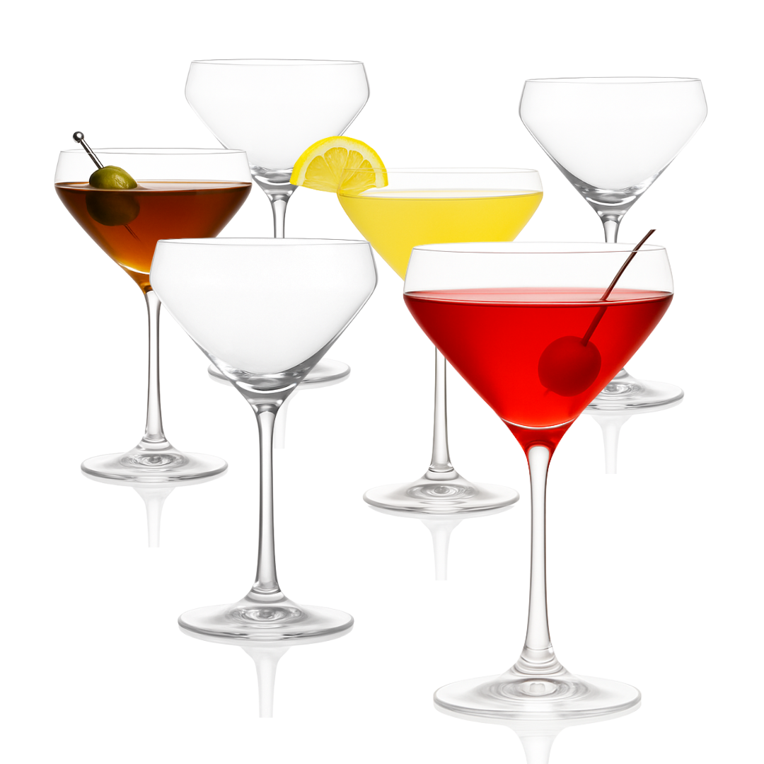 Hand Blown Martini Glass