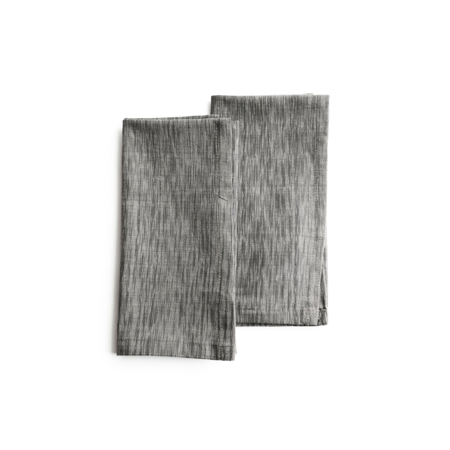 Handwoven Organic Cotton Napkins, Set of 2 | 20" × 20" | Fair Trade | Timeless
