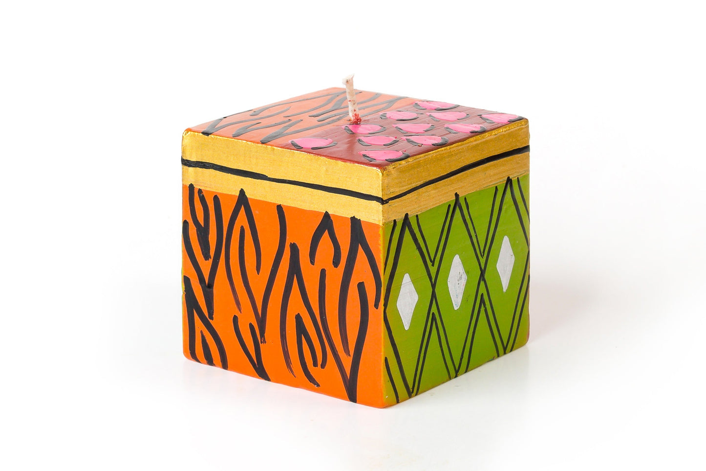 Wild Animal Painted Candles