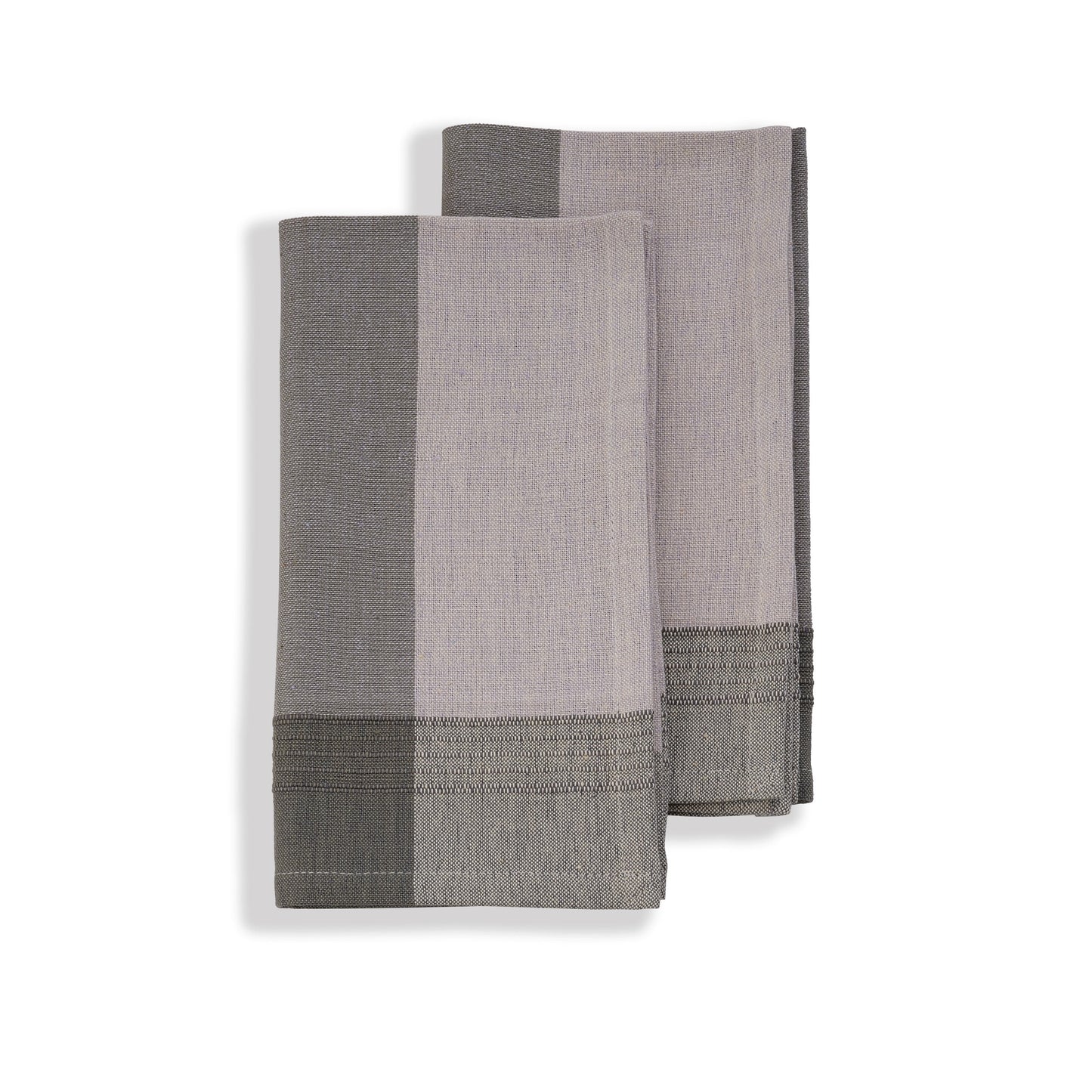 Handwoven Cotton Napkins, Set of 2 | 20" × 20" | Fair Trade | Foundation