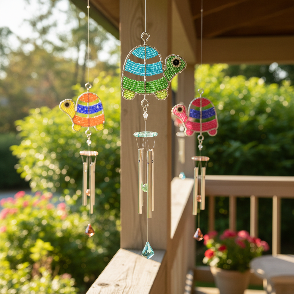 Turtle Wind Chime, Sm Asst  (Set of 3)