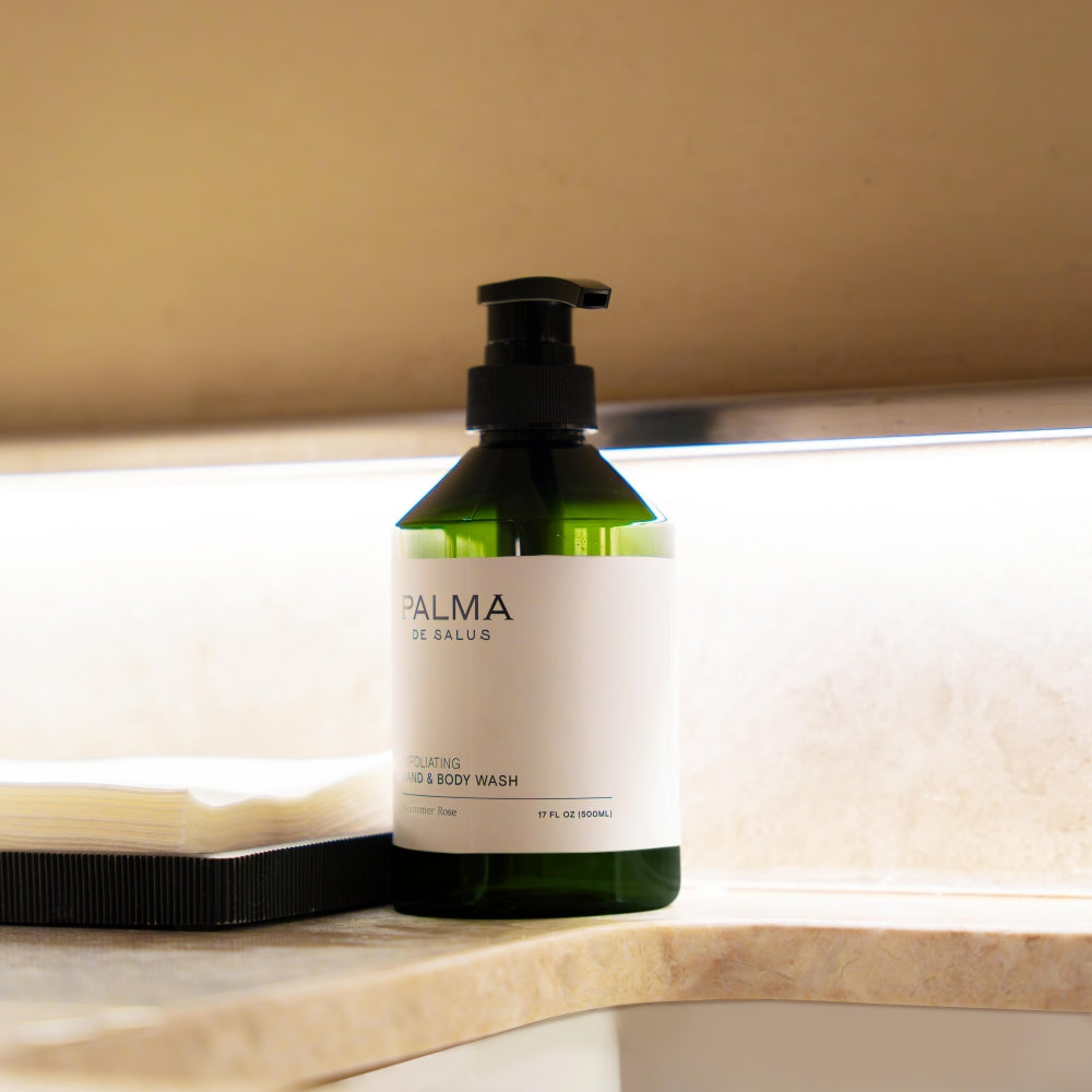 Plant-Based Exfoliating Hand & Body Wash | Summer Rose