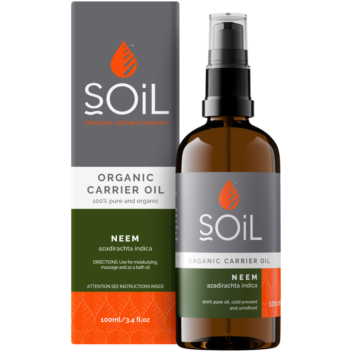 Organic Neem Oil (Azadirachta Indica) 100ml