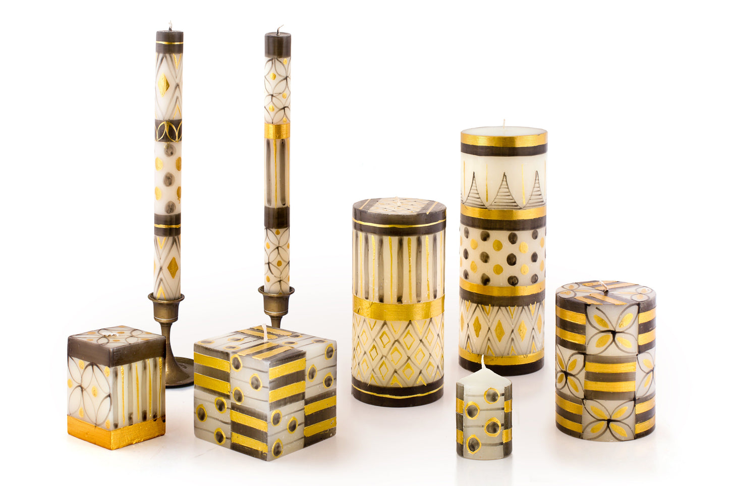 Celebration Painted Candles
