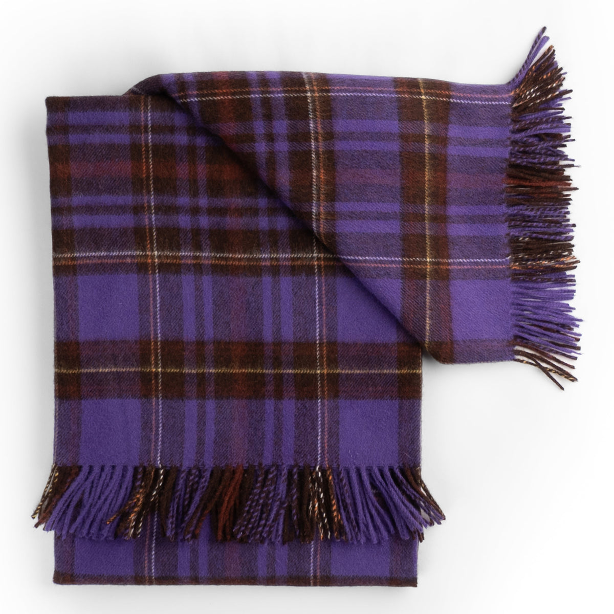 Prince of Scots Merino Wool Throw - Equestrian Tartan