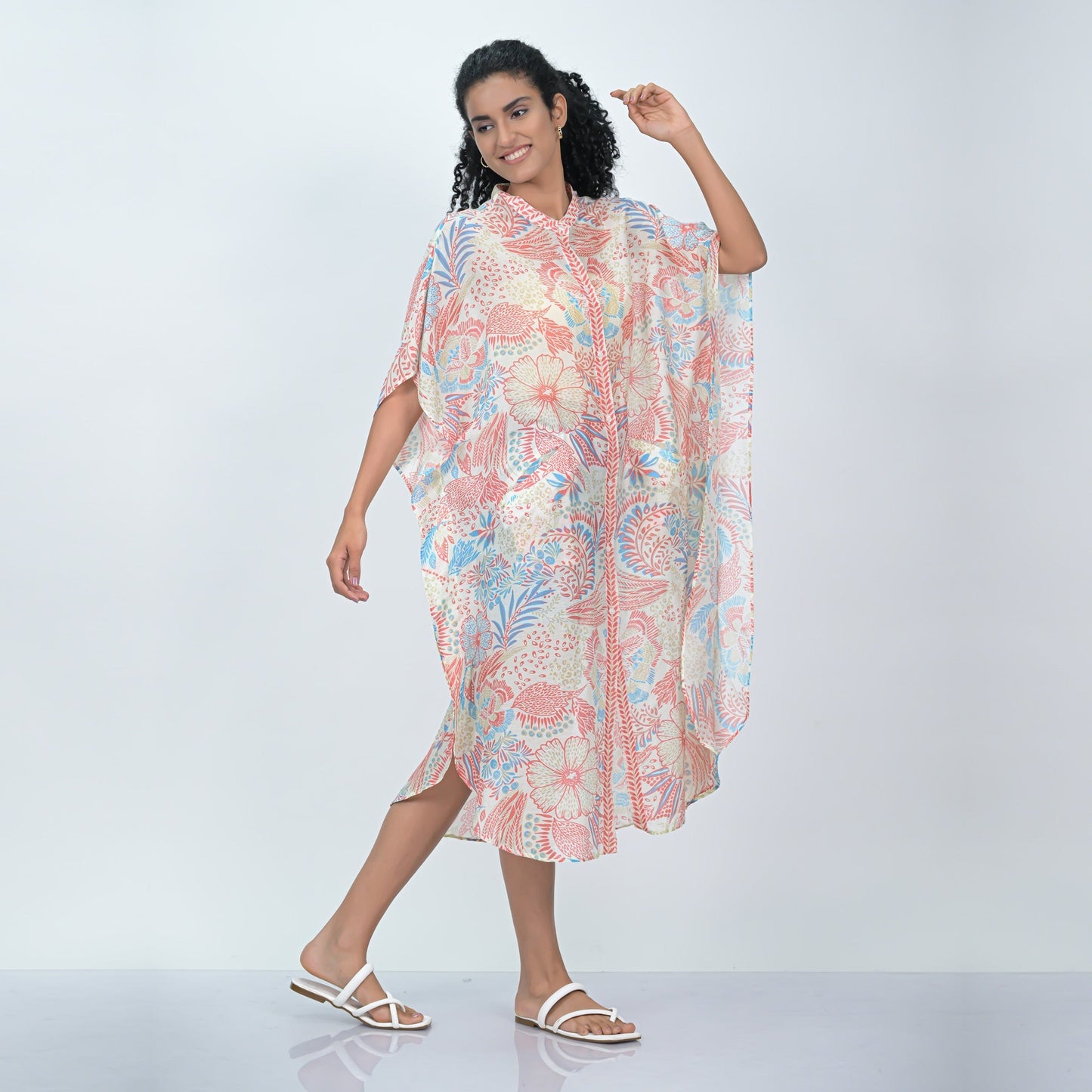 Floret Caftan - Red