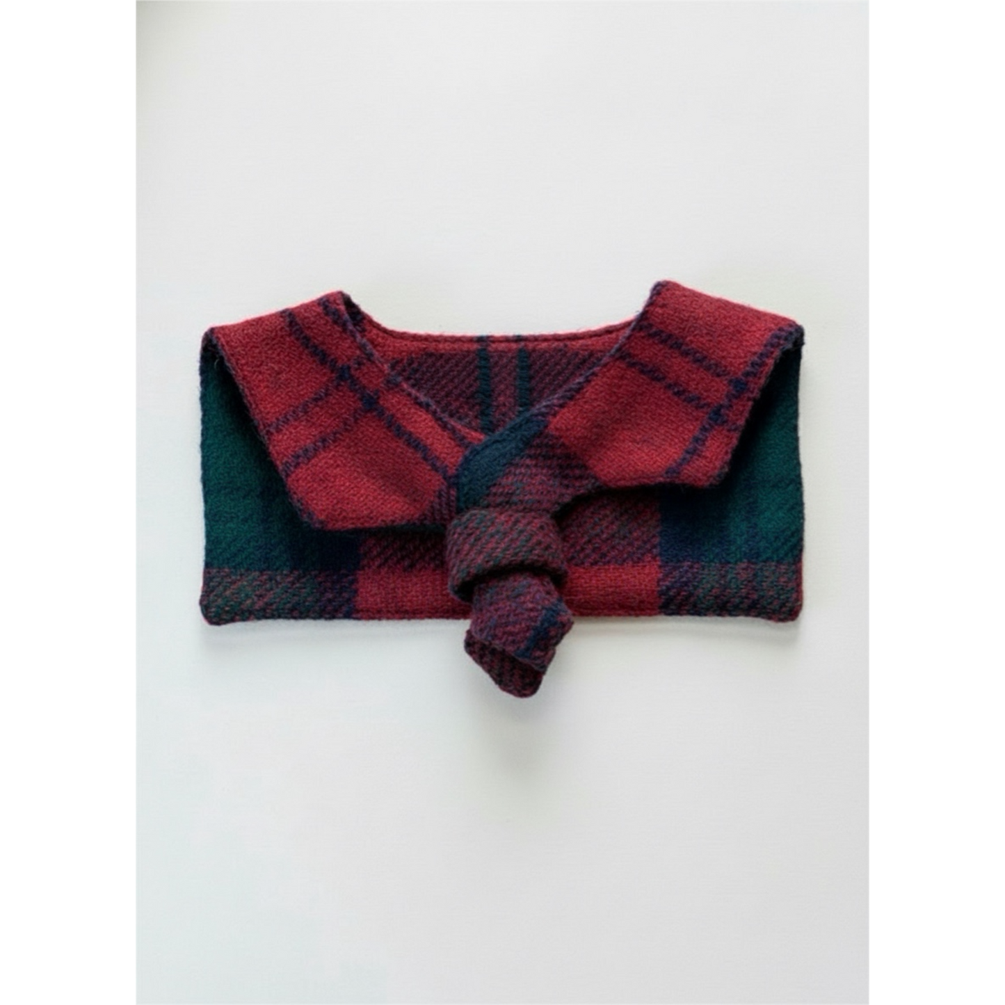 Heirloom Wool Sailor Collar – Loganberry Tartan
