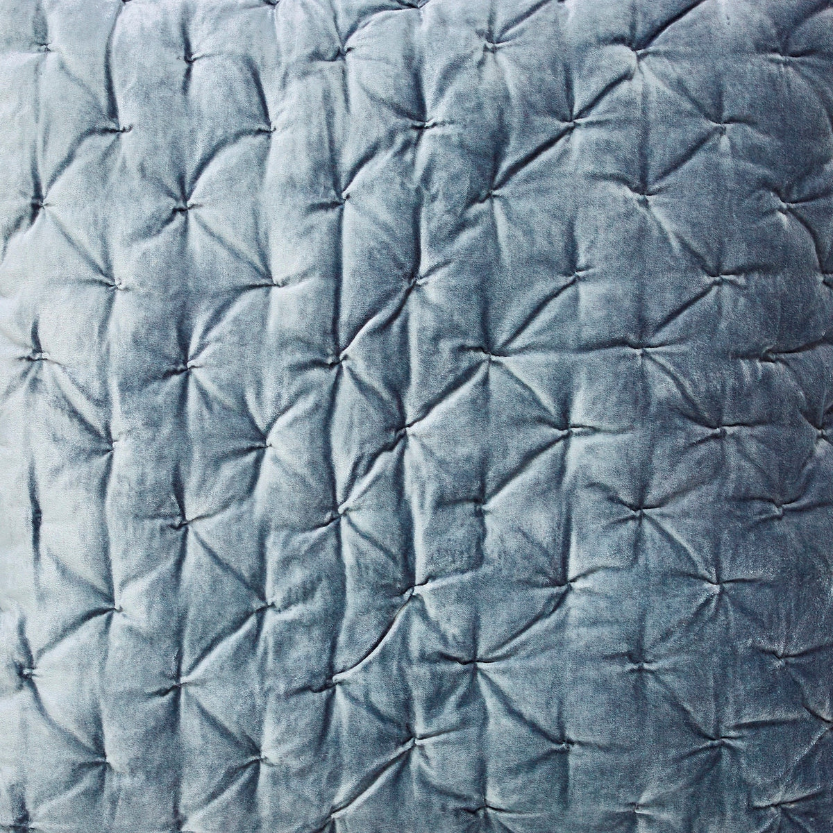 Luna Hand Pinched Velvet Quilt Sham