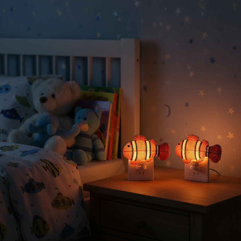Night Light, Clown Fish (Set of 2)