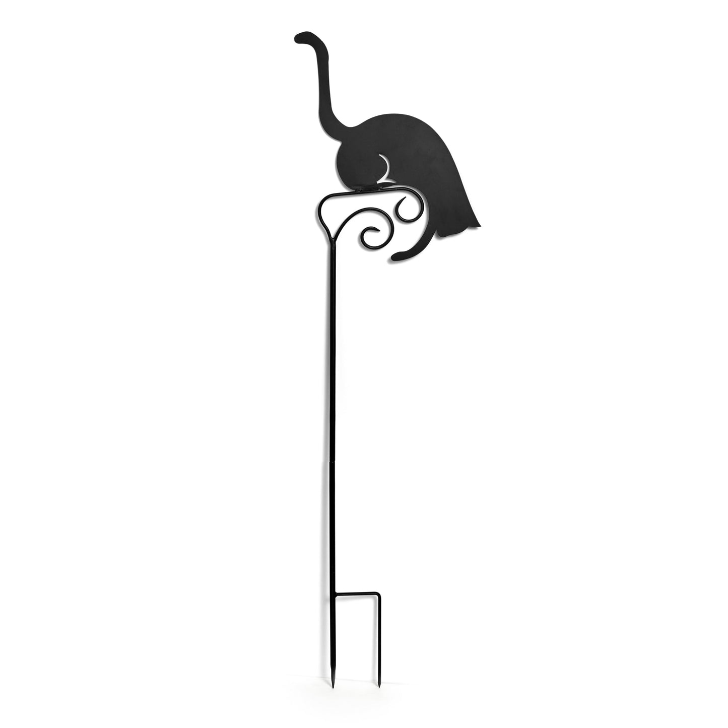 Priy Cat with Bell Garden Stake