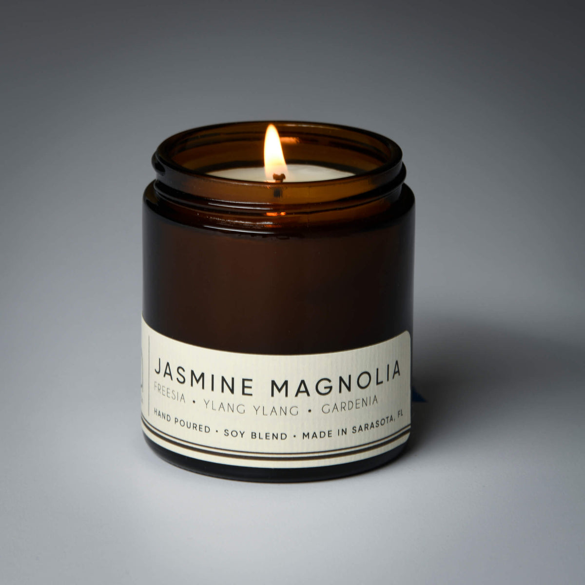 Jasmine Magnolia Soy Blend Candle — Gardenia, Ylang Ylang & Musk