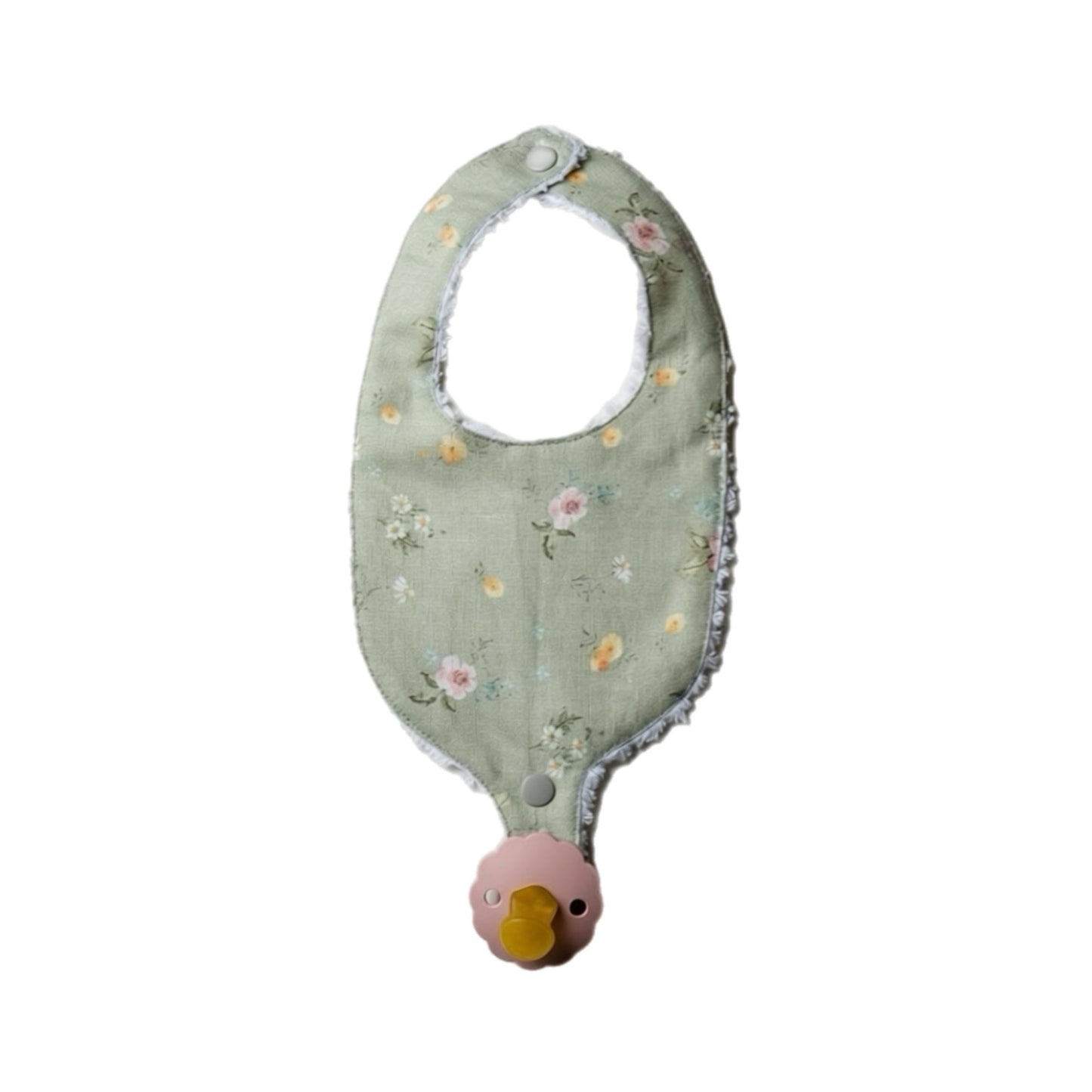 Sooth & Snap Pacifier Bib – Hedgerow Floral