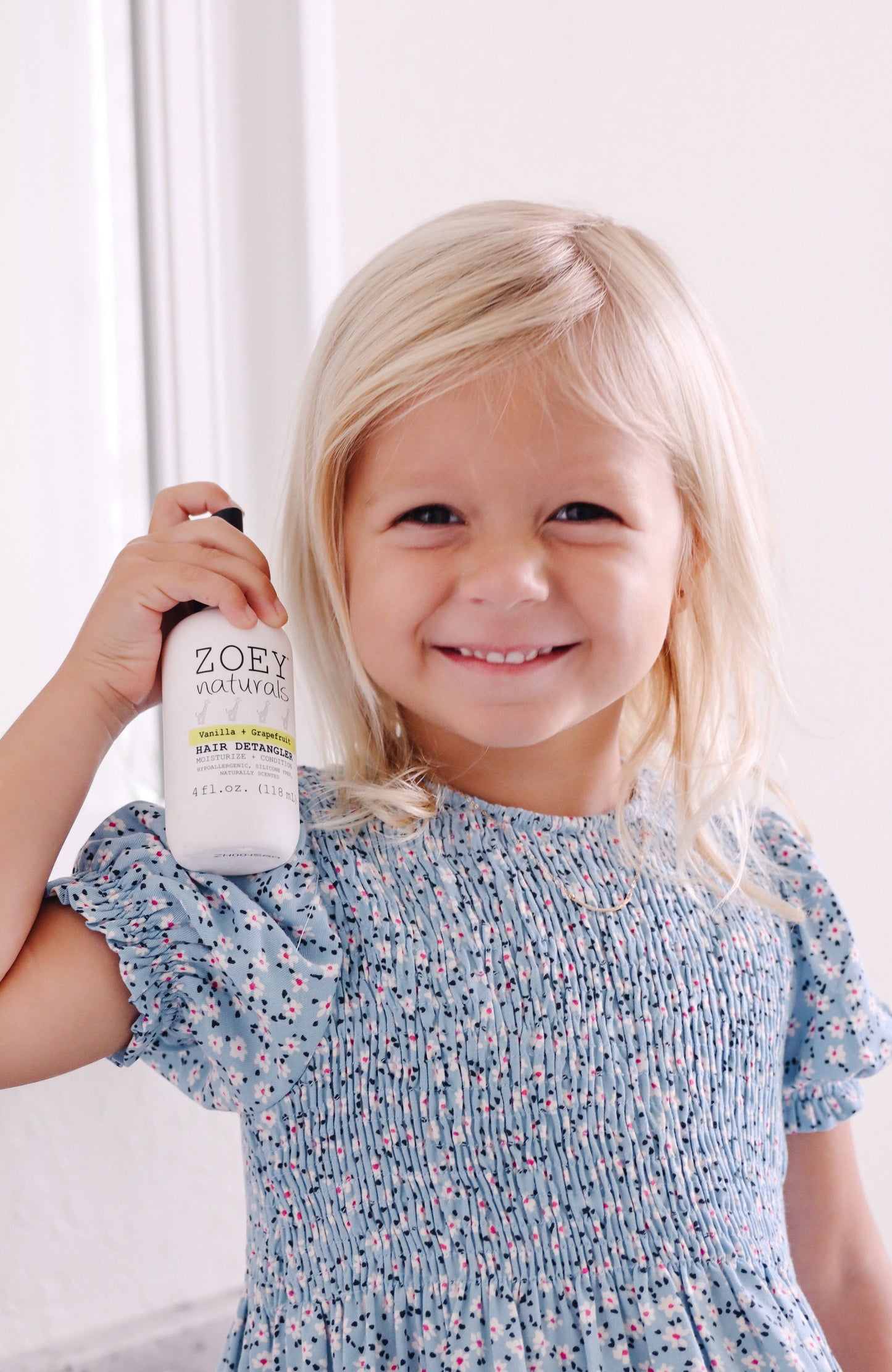 Vanilla + Grapefruit Hair Detangler