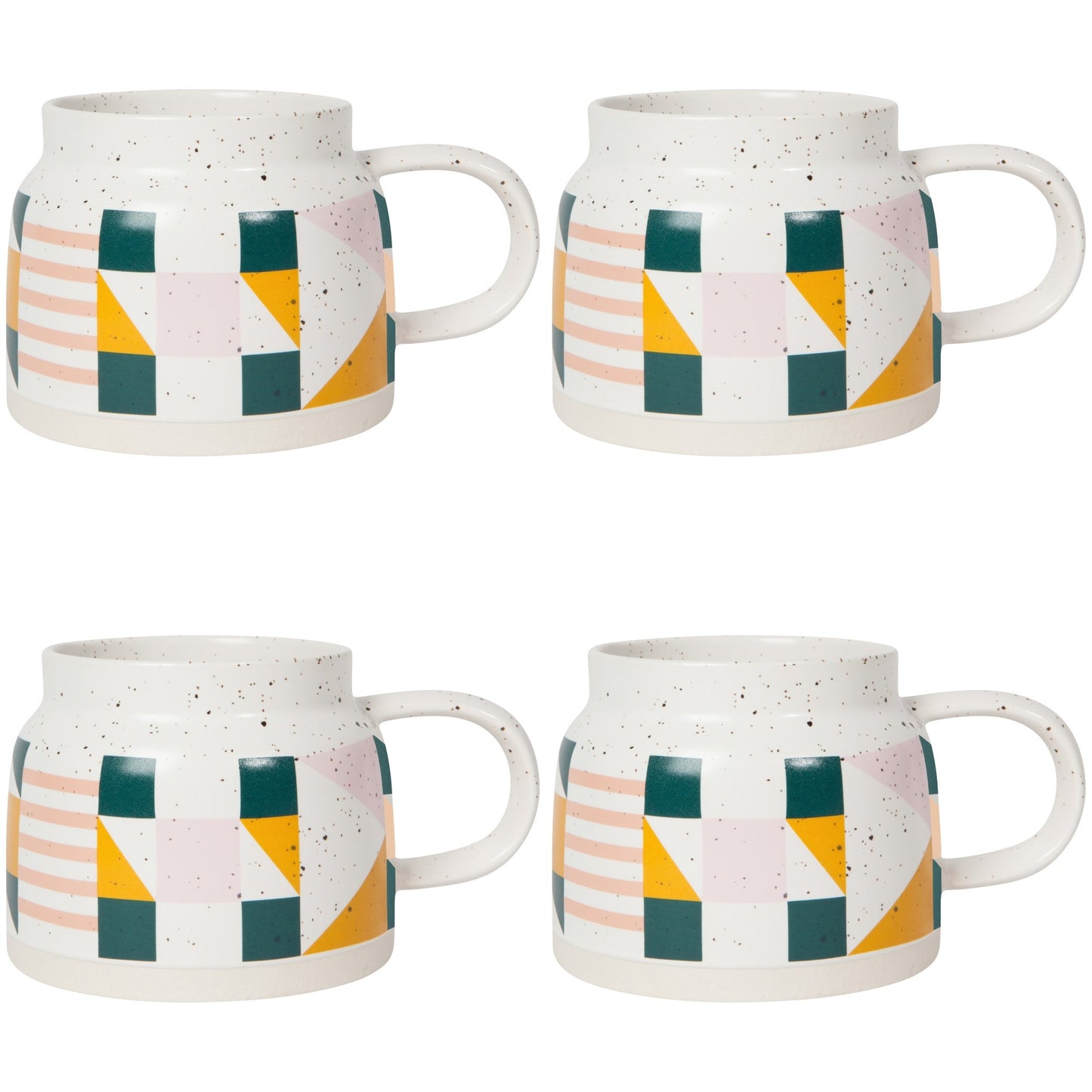 Set of 4 Mug Formation Sequence