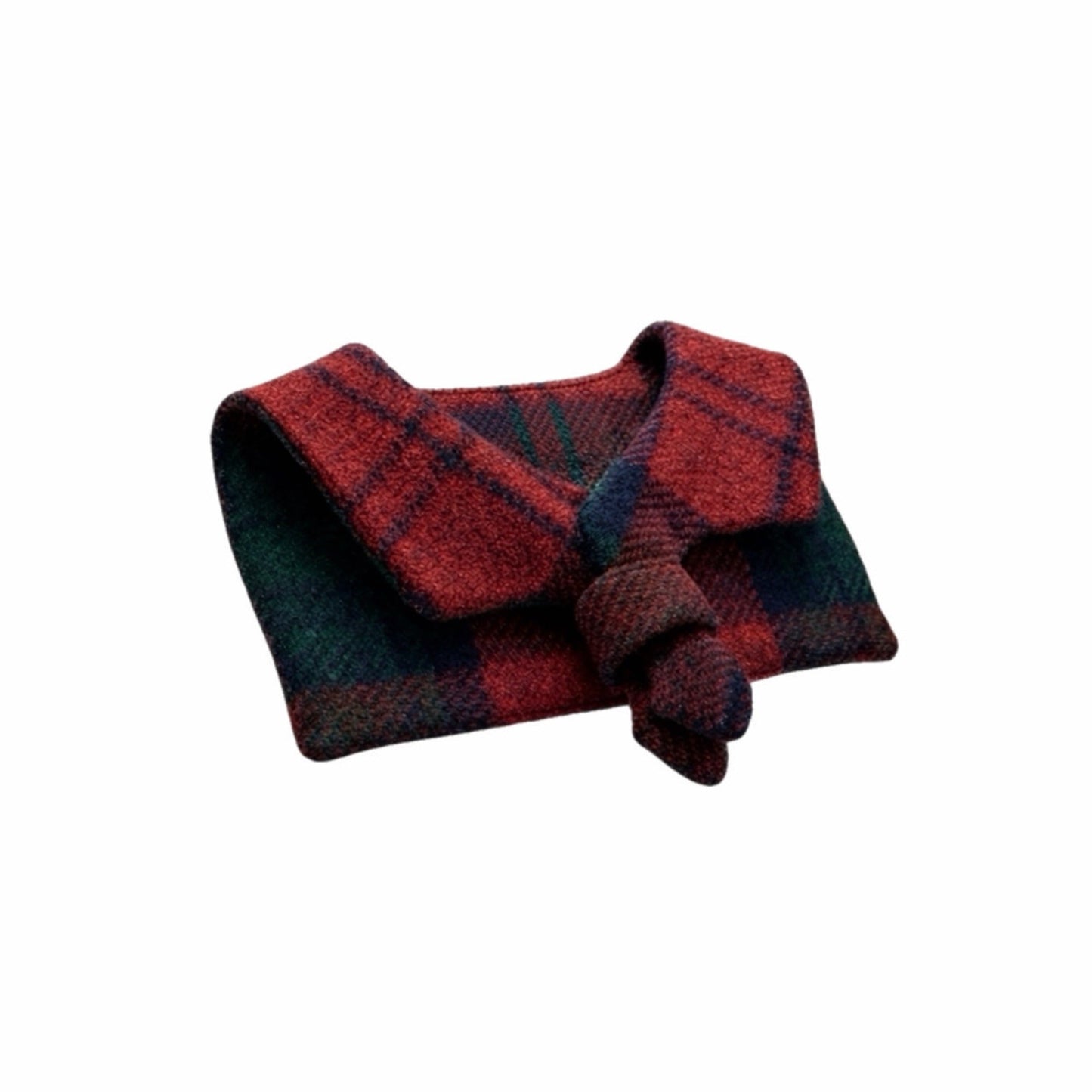 Heirloom Wool Sailor Collar – Loganberry Tartan