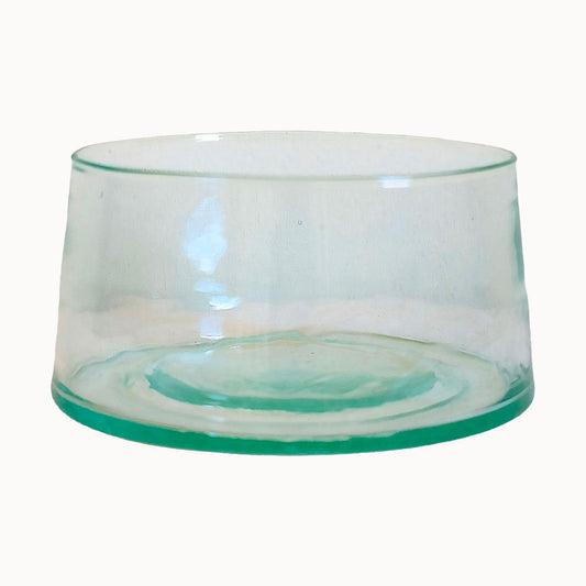 Moroccan Blown Glass Salad Bowl