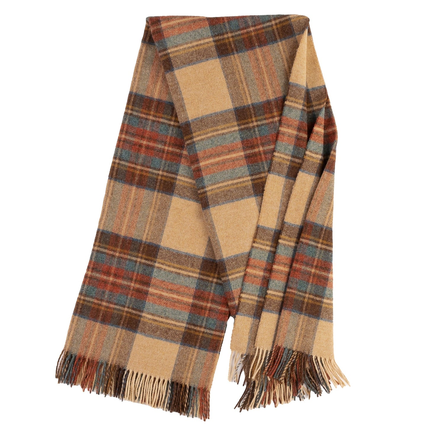 Highland Tweeds Shetland Lambswool Throw - Antique Dress Stewart