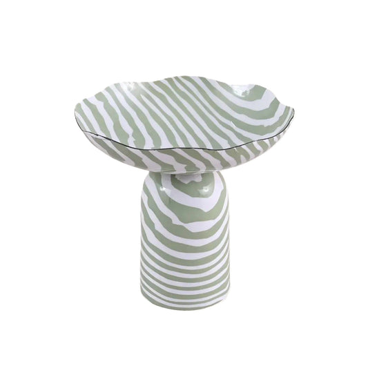 Decorative Striped  Bowl | Sculptural Décor