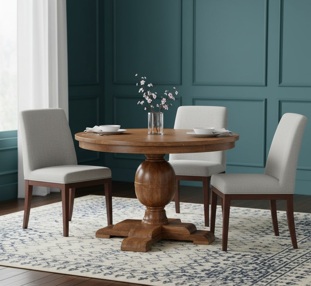 Artisan Furniture Solid Wood Wentworth Round Dining Table