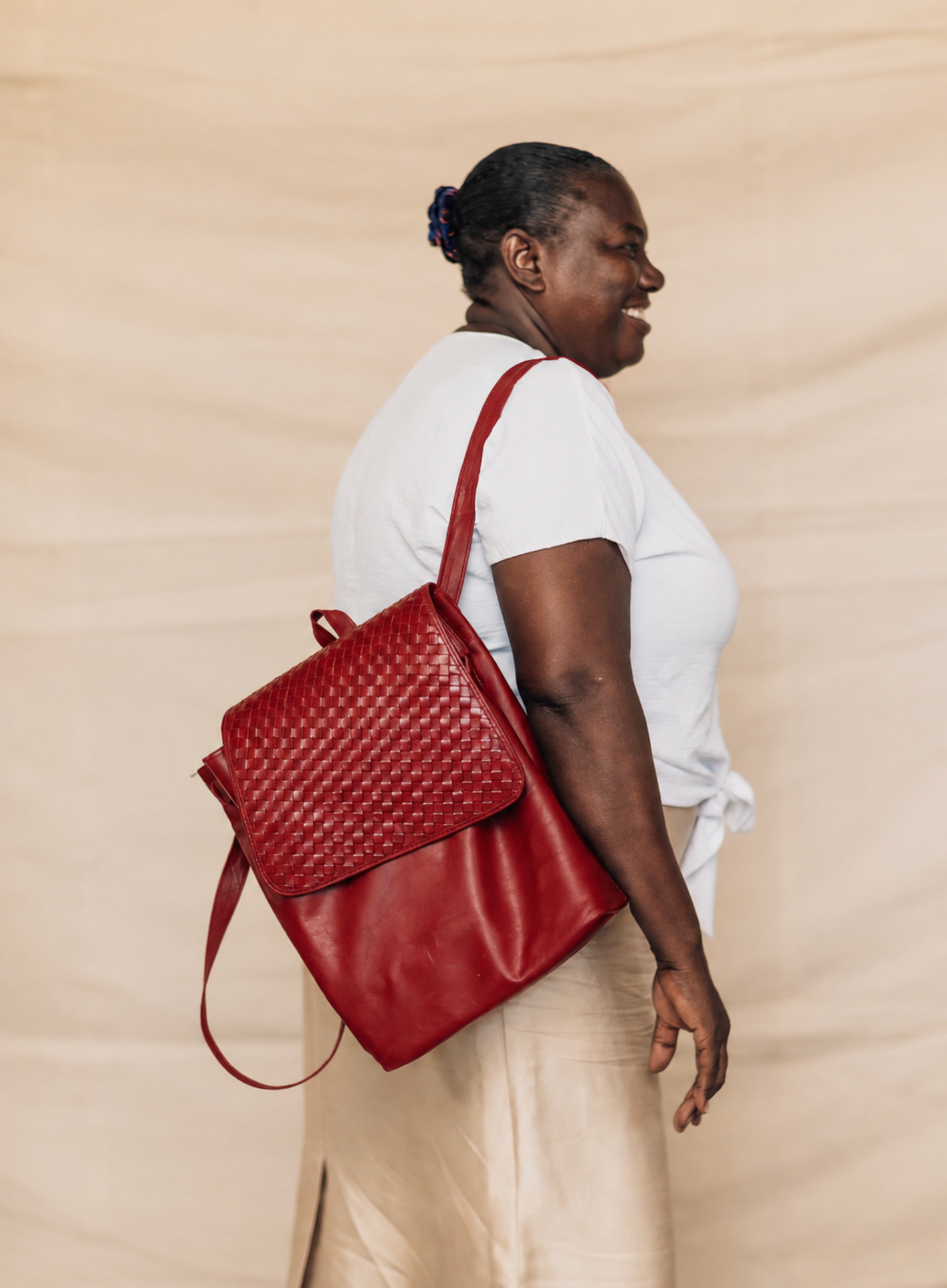 Woven Backpack