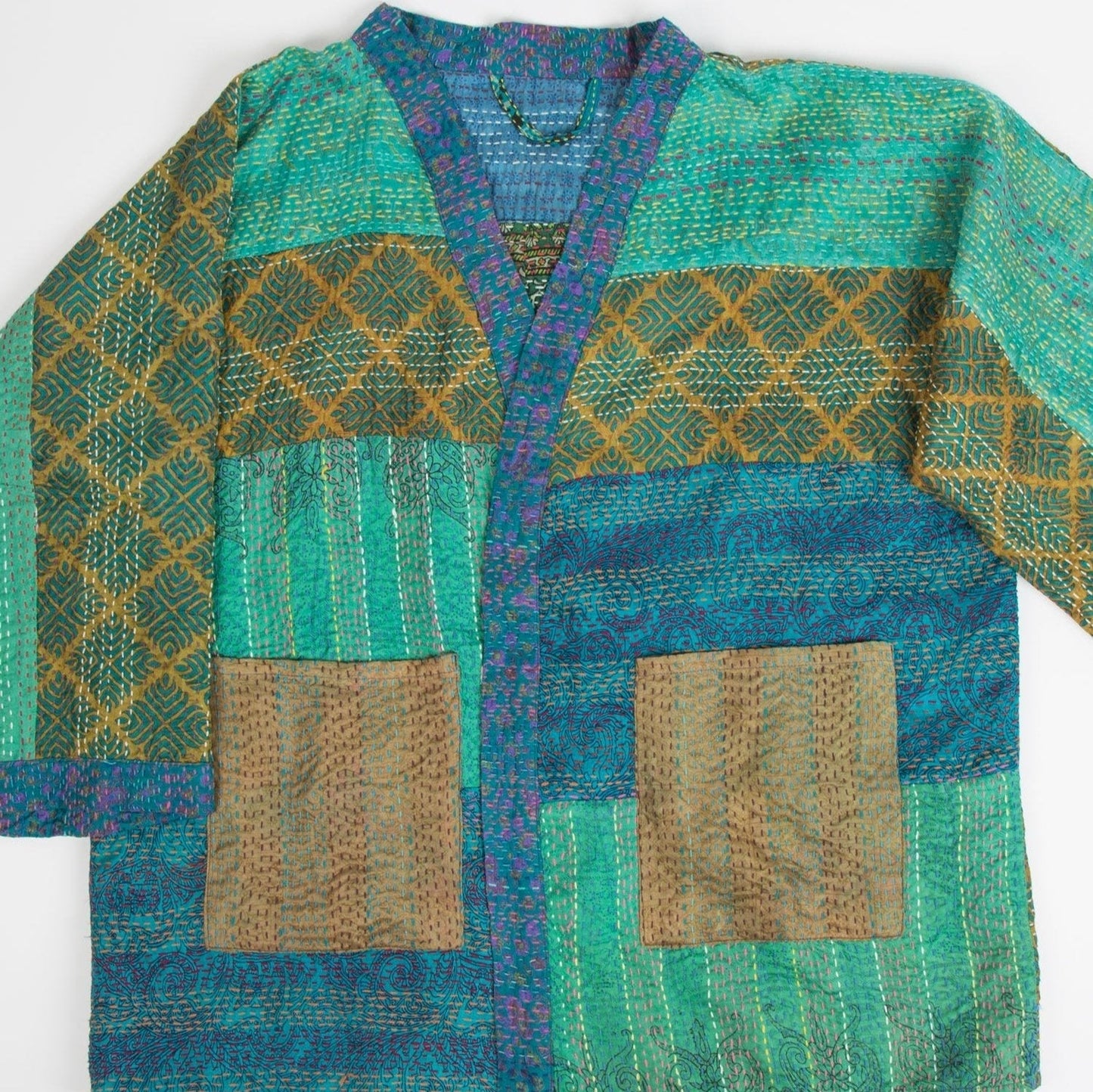 Patchwork Sari Topper