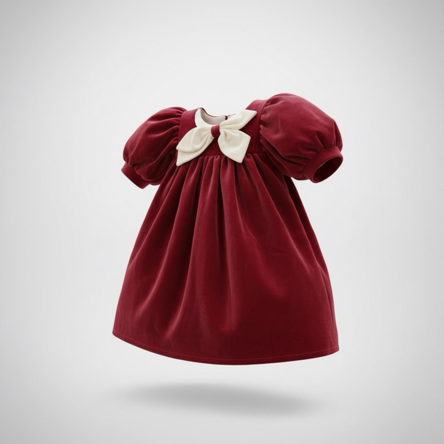 Rosemoor Dress |  Winterberry Red  Cotton Velvet