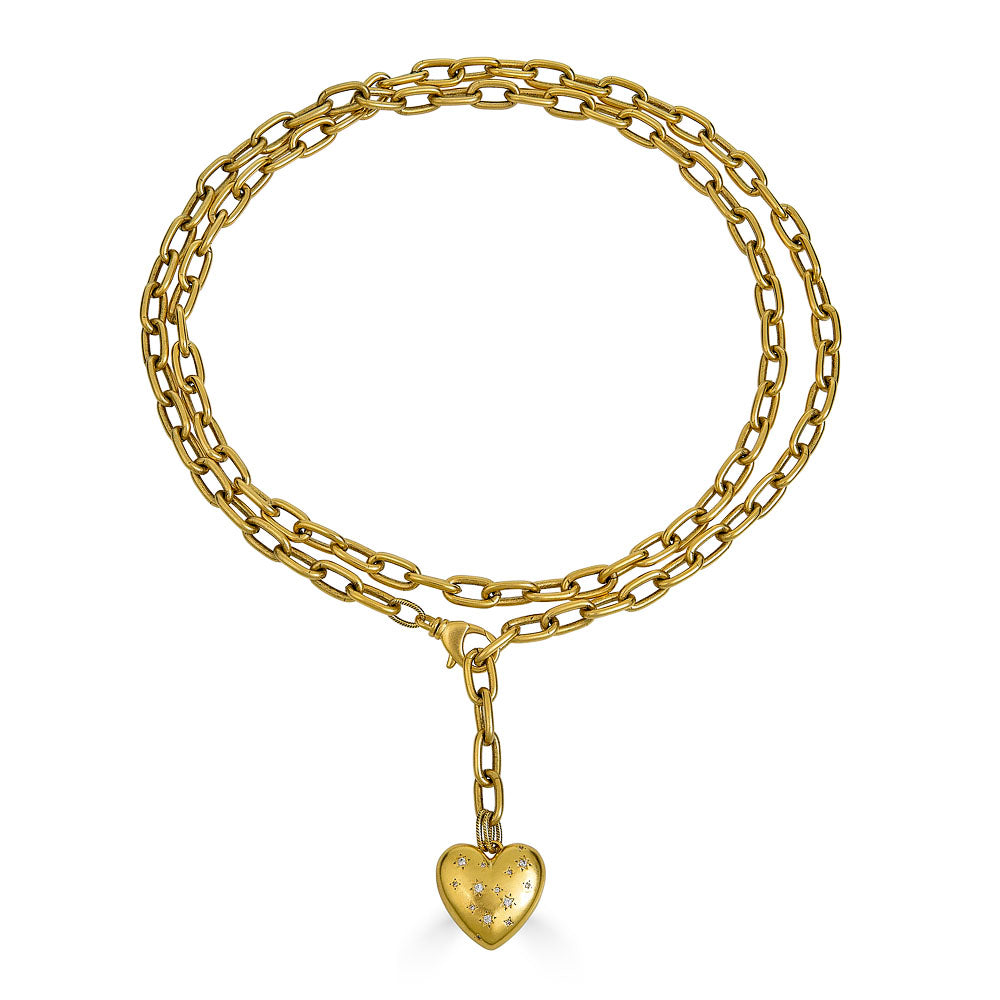 Long Heart Necklace