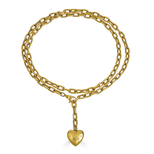 Long Heart Necklace