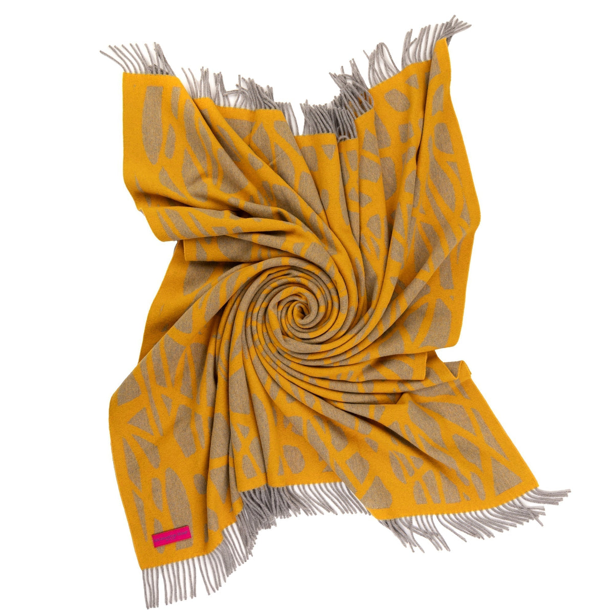 Southampton Home Monarch Merino Fleece Throw - Gold