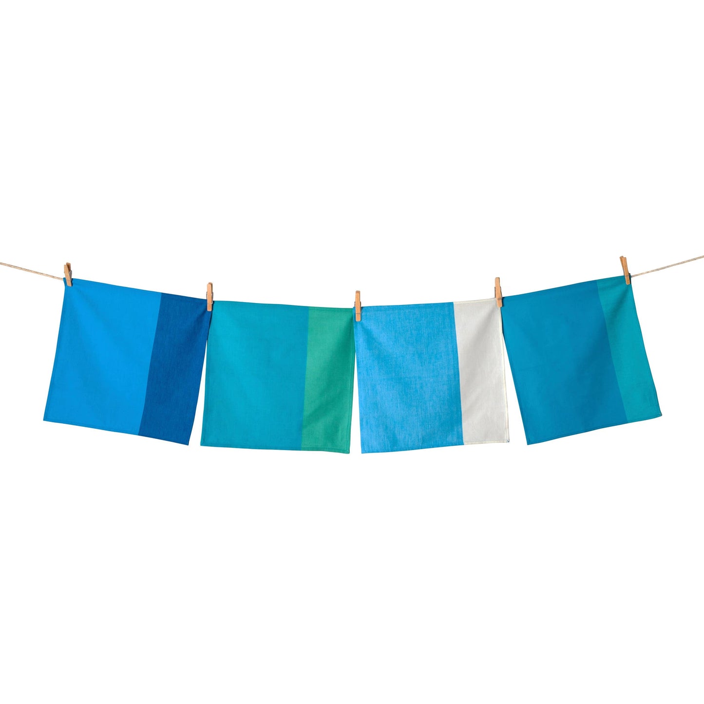 Handwoven Cotton Napkins, Set of 4 | 16" × 16" | Fair Trade | Harmonic