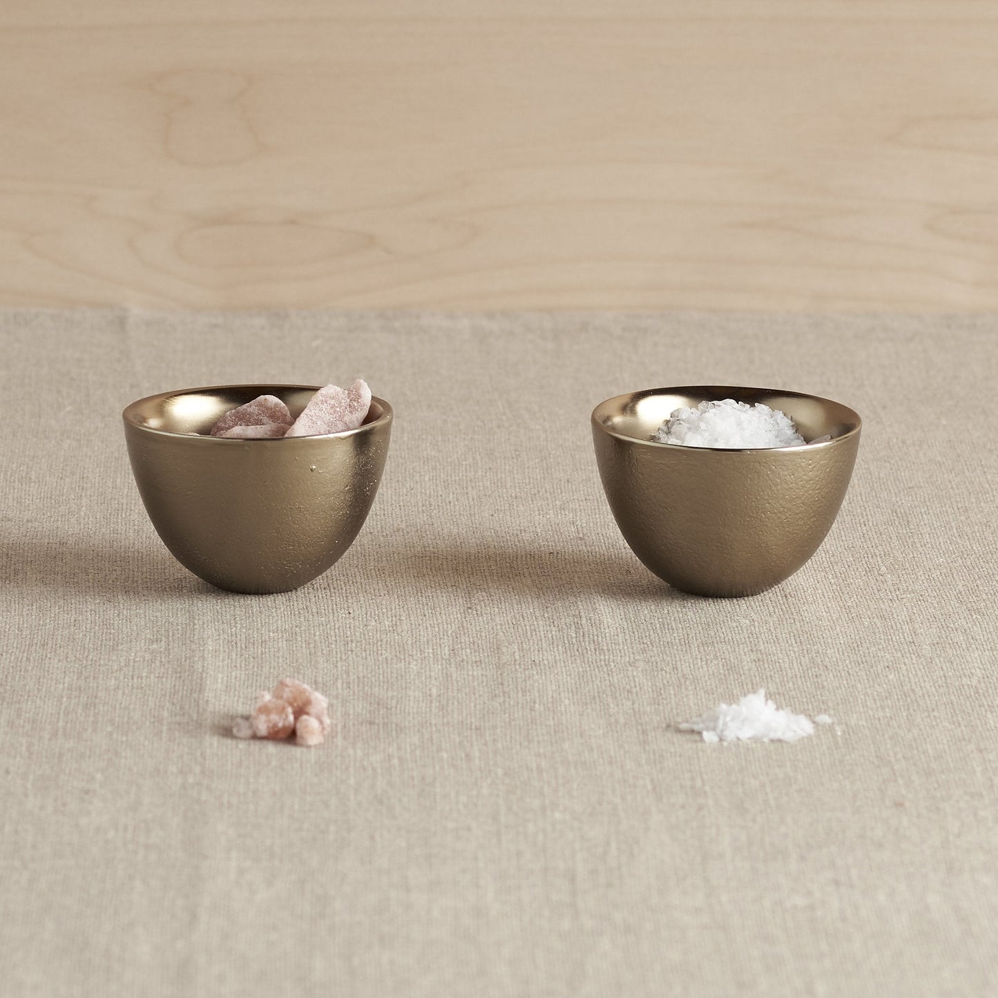 Stinson Antique Brass Pinch Bowls - Set of 2