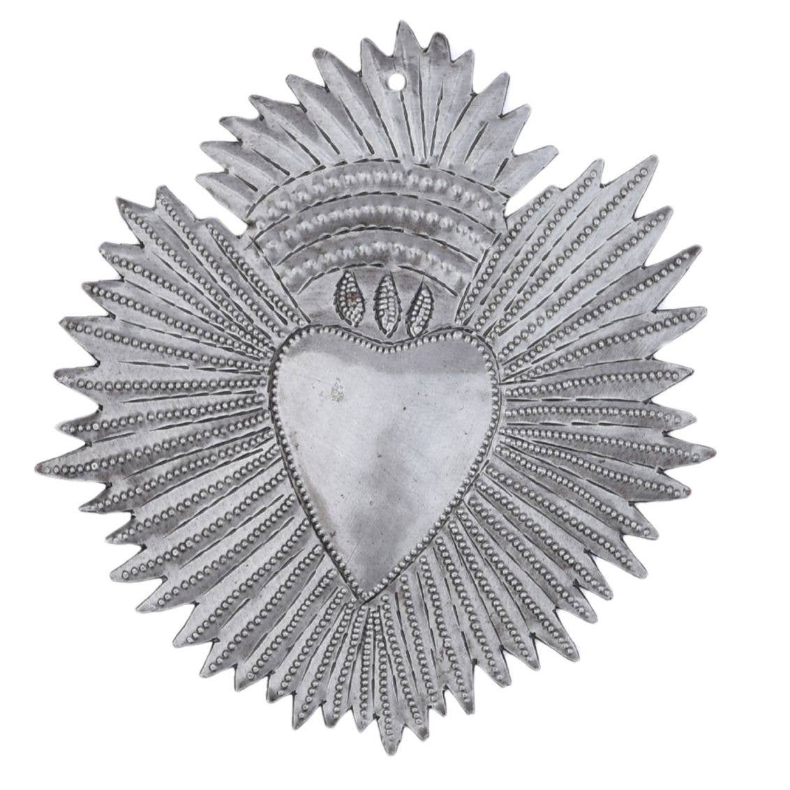 Handmade Haitian Heart with Wings – Fair Trade Metal A