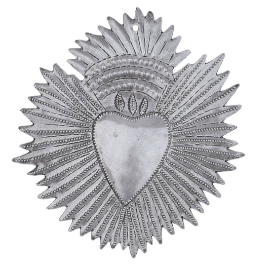 Handmade Haitian Heart with Wings – Fair Trade Metal A