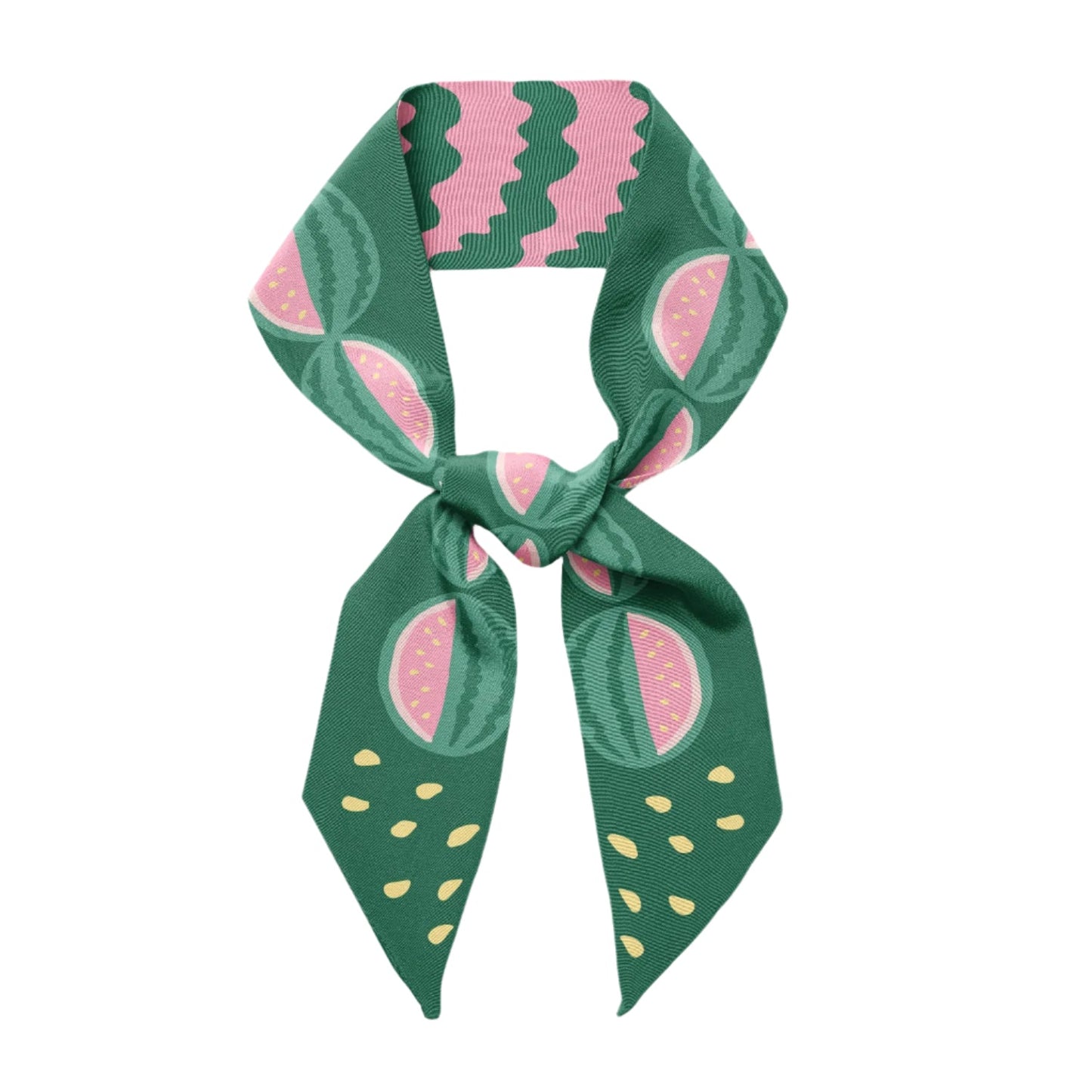 Watermelon Twilly Ribbon Scarf