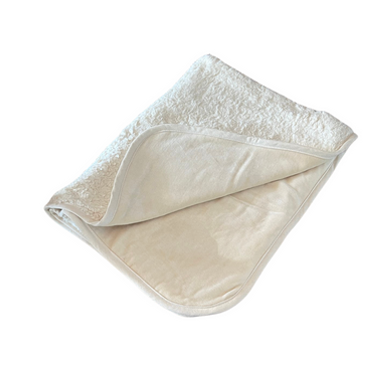 Organic Dog Blanket - Sherpa Cotton - Cream