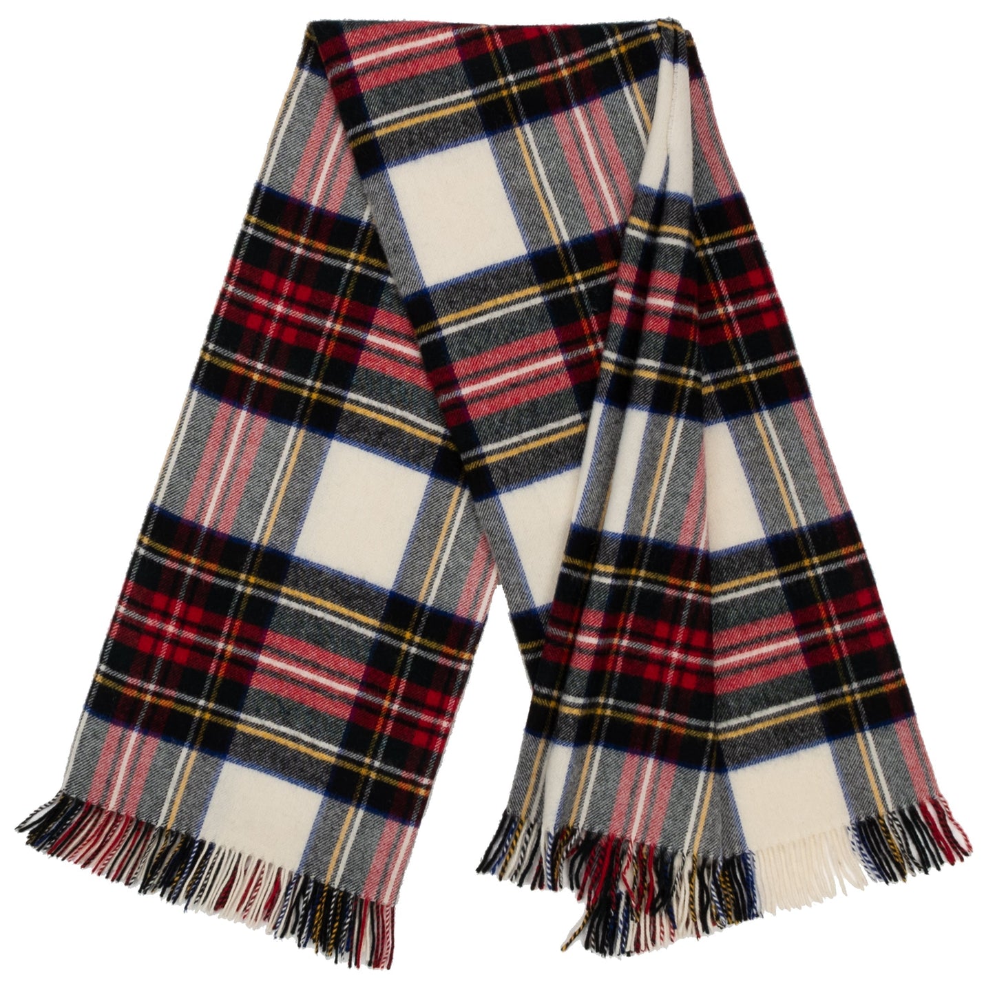 Highland Tweeds Shetland Lambswool Throw - Dress Stewart