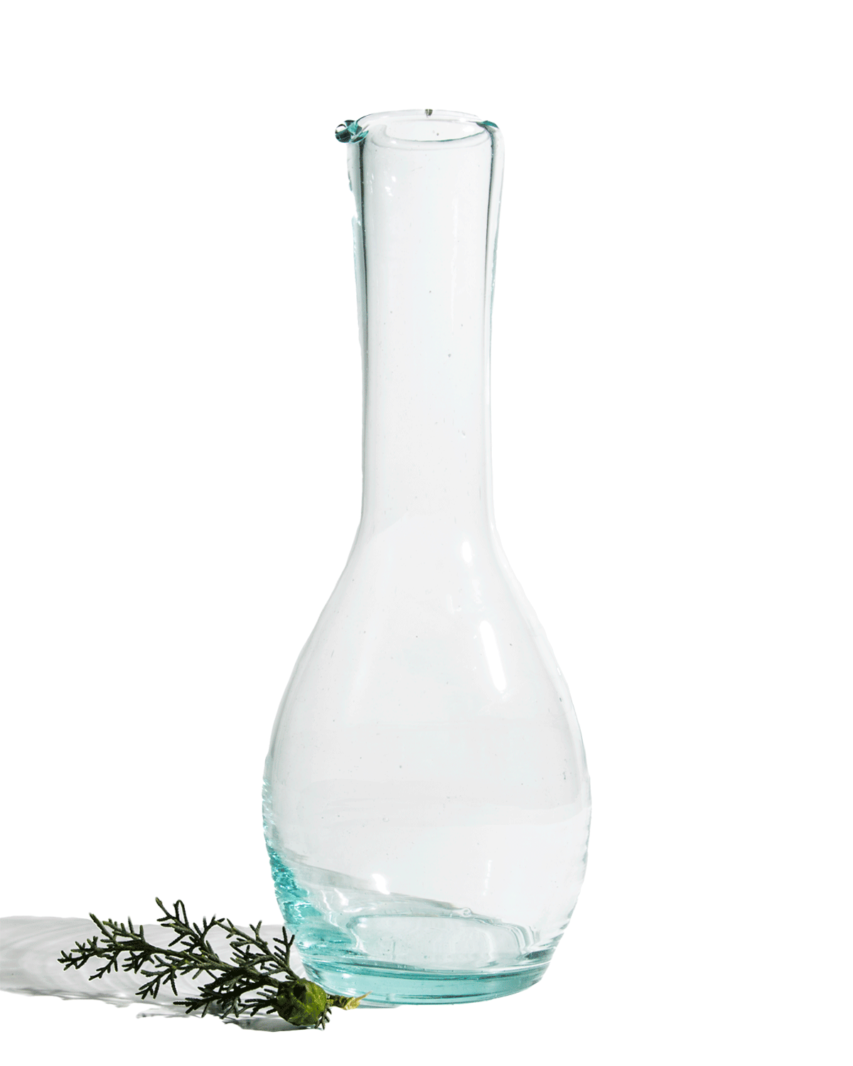 Divers Recycled Glass Tall Bottle Carafe