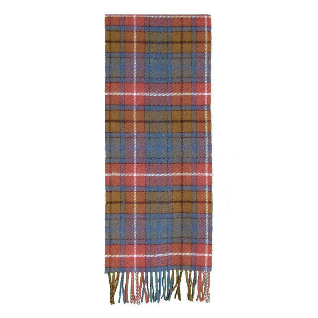 Prince of Scots Merino Lambswool Tartan Scarf (Antique Buchanan)