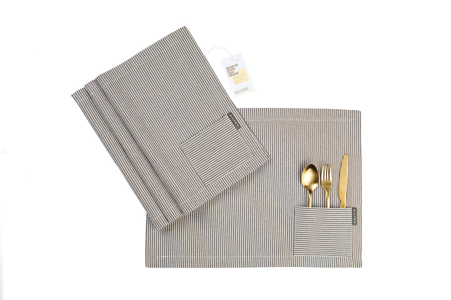 Cotton Cloth Placemats, Set of 4