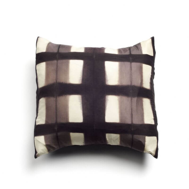 Handcrafted Shibori Print Mulberry Silk Pillow Cover