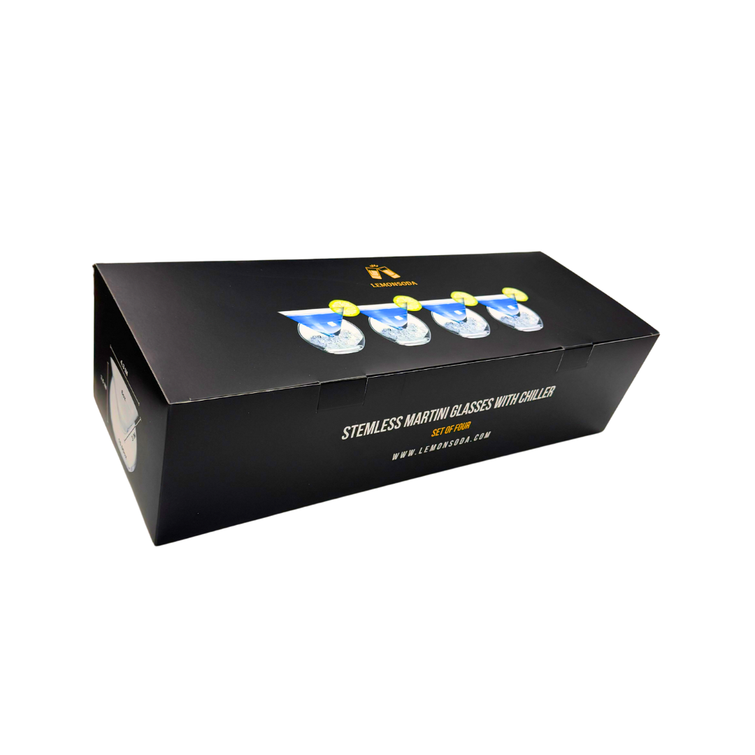 Stemless Martini Glasses With Chiller