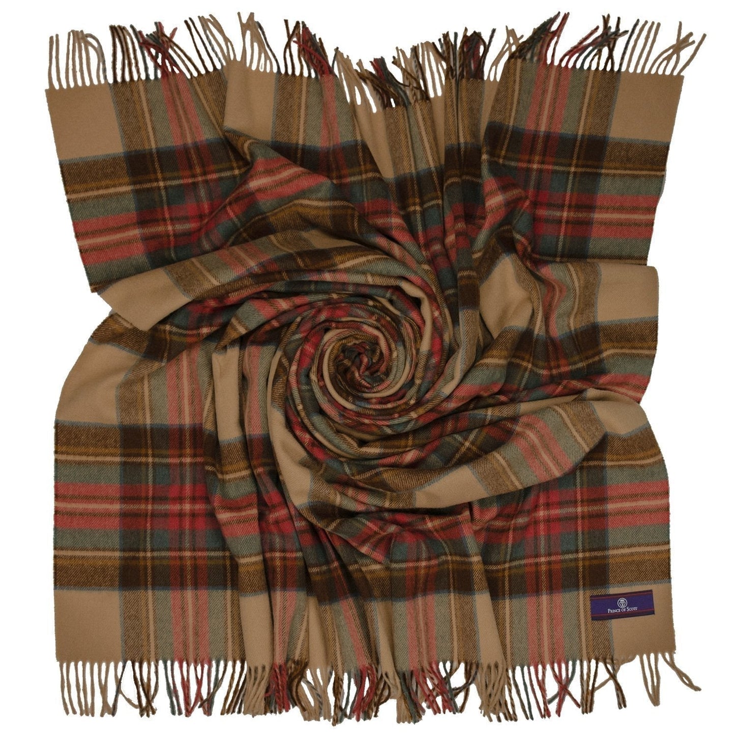 Prince of Scots Merino Wool Throw - Antique Dress Stewart